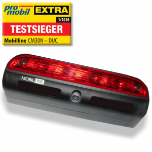 CM30N-DUC-Adria-Set ~ 126° Bremslichtkamera mit Adria-Hymer-Camos-Adapter für vorverlegte Minax Kamerakabel im Fiat Ducato